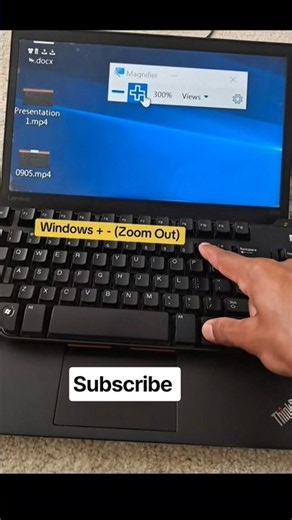 windows zoom || #zoomin #laptop #windows #shortvideo