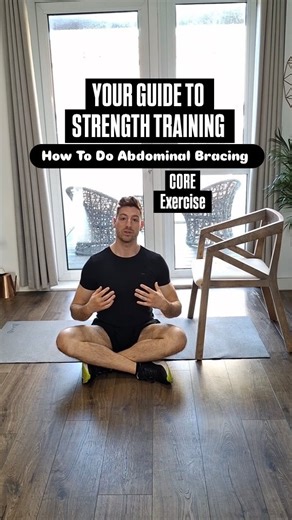Abdominal Bracing With Feet on a Chair – Build Deep Core Strength Safely 💪 If you struggle to “feel” your core working, or you’re rebuilding strength after pregnancy, injury or time away from training — this variation of abdominal bracing is one of the best places to start. By placing your feet on a chair, you reduce tension in the hips and lower back, making it easier to connect to your deep core muscles and learn proper bracing. Here’s how to do it 👇 🔹 How to Do Abdominal Bracing (Feet on a