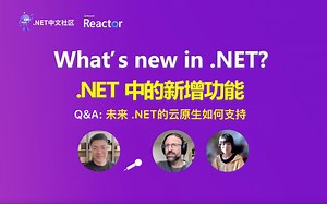 What's New in .NET Q&A：未来 .NET 的云原生支持如何？