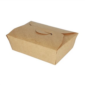 [Hot Item] Microwavable Folded Paper Take-out Container Custom Lunch Box Fried Chicken Fried Rice Salad Food Takeaway Packaging Box