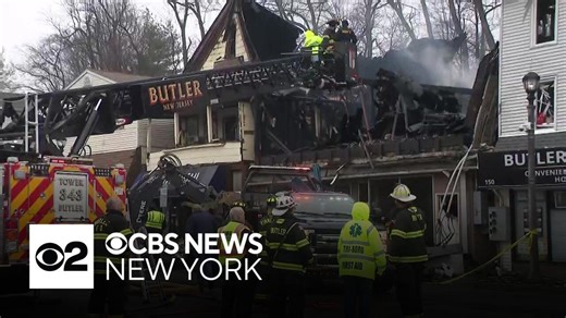 Video shows fire tear through multiple homes and businesses in Butler, NJ
