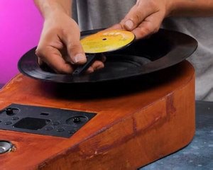 Recycled Sound! Turn Old Vinyl into Awesome Speakers!
