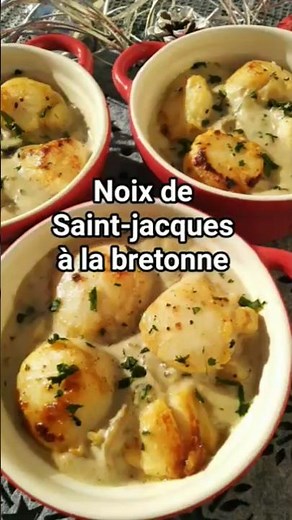 Noix de Saint-Jacques à la bretonne