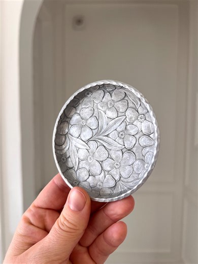 Vintage Everlast Hand-forged Aluminum Trinket Dish Small Tray Coaster 3,5” - Etsy