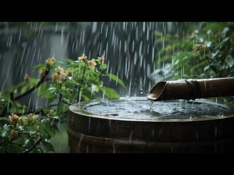 Relaxing Piano Music & ASMR Rains Sounds For deep sleep, study, Meditation, Insomnia & Stress Relief