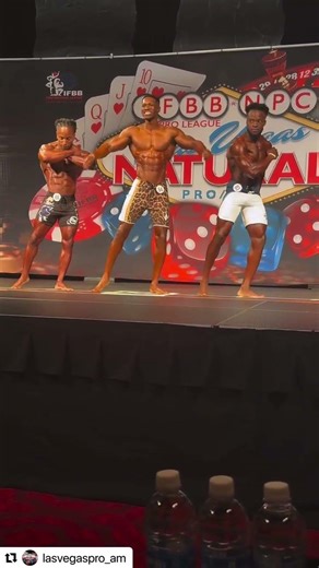 Top 3 Las Vegas Pro/AM natural Mens Physique