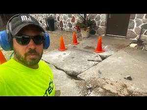 How to fix Small damaged concrete repair Wisconsin #construction #concrete #diy
