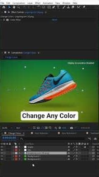 After Effects: Change Any Color in 60 Seconds #tutorial