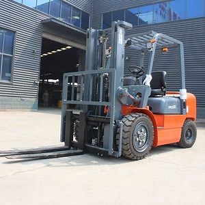 [Hot Item] 3 Ton Full Free Container Mast Diesel Gasoline Diesel Electric Forklift Truck for Sale