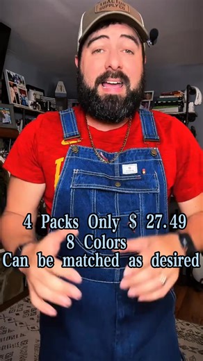 Long days need gear that keeps up. Our 4-Pack Flex Denim Bib Overalls are built for REAL work — with stretch denim that moves with you, reinforced seams that never quit, and all the utility pockets you need on the job. No bunching. No stiffness. No nonsense. Just reliable, comfortable, heavy-duty workwear you can count on every single day. And with a 4-pack bundle, you're always geared up and ready. 💪 Tough. Practical. Affordable. Grab your set today. | Mionecr Shop