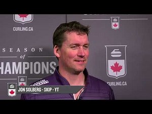 2019 Tim Hortons Brier - Media Scrum - Draw 5