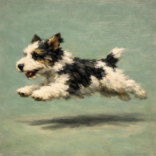 Wire Fox Terrier Digital Wall Art, Dog Printable Wall Decor, Pet Portrait Download, Vintage Style Terrier Painting, Square Printable Art - Etsy