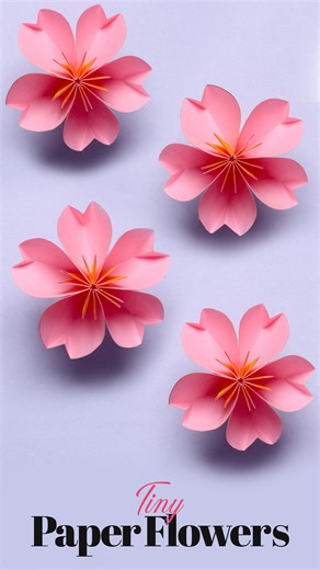 How to make tiny paper flowers! 🌸 🌼 #diy #paperflowers #papercrafts #flowermaking #craftideas | D.I.Yay