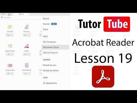 Adobe Acrobat Reader Tutorial - Lesson 19 - Add Stamp Tool