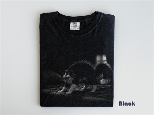 Vintage Angry Cat T-shirt, Cat Mom Hoodie, Retro Scared Cat Sweatshirt, Funny Feline Tee - Etsy