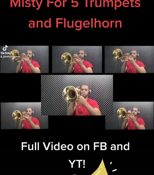 Misty for 5 Trumpets and Flugelhorn - Jazz Ensemble Performance