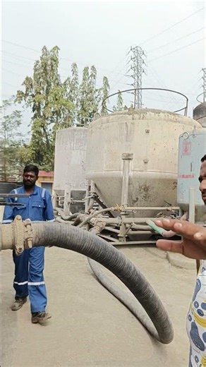 mobile silo to bulk silo unloading#video #viral