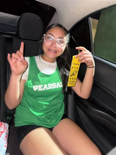 1600m run, she was so nervous but she showed up & showed out!🤘🏽💚 #trackmeet #trackseason #proudmom #roadto10k