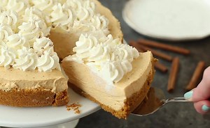 571K views · 174 reactions | This NO BAKE Pumpkin Cheesecake is so smooth and creamy! RECIPE: https://www.thereciperebel.com/no-bake-pumpkin-cheesecake-recipe-video/ | The Recipe Rebel | Facebook