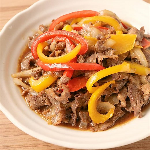 牛肉とパプリカのオイスター炒め 作り方・レシピ | クラシル