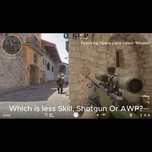"AWP vs Shotgun Which requires less skill? You Tell Us !