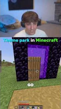 Minecraft theme park💀