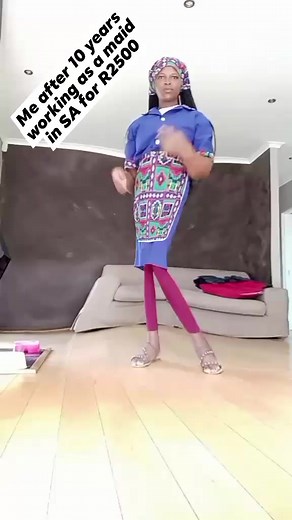 175K views · 2.5K reactions | Me after 10 years working as a maid in South Africa for R2500 | Madhumbe The Domestic Worker | Facebook