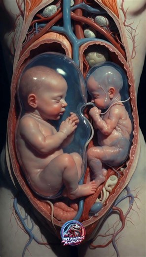 👶 Twin Pregnancy Explained: How Two Babies Grow Inside the Womb