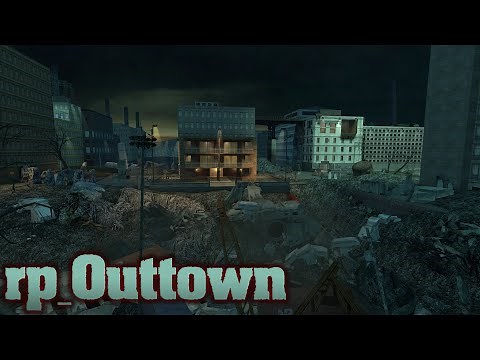 GMOD VR: Exploring rp_Outtown (MASSIVE Post-apocalyptic Map)