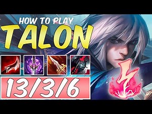HOW TO PLAY TALON SEASON 10 | BEST Build & Runes | Season 10 Talon guide | League of Legends