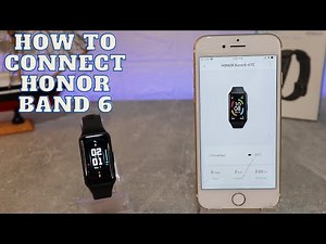 How to connect Honor Band 6 to iPhone with Huawei Health IOS App