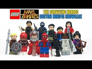 LEGO Marvel Zombies SURVIVING HEROES Custom Minifig Showcase