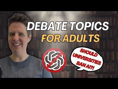10 Controversial Educational Debate Topics for Adults | Agree or Disagree Things to Talk About