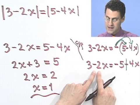 Solving Equations with Two Absolute Value Expressions