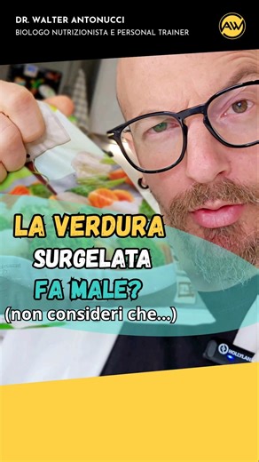 La verdura fresca è meglio della surgelata? #nutrizione #dieta #cibo
