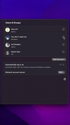 How to delete User Accounts on your Mac just in a few steps