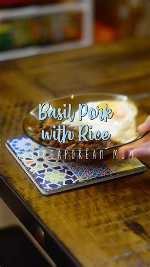 My Kids Finished Everything… Easy Basil Pork & Rice #KidsApproved