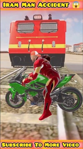 Iram Man Accident 😱#viral #shorts #shortvideo #indianbikedriving3d #gta #gta5 #gtav #avanishgamez