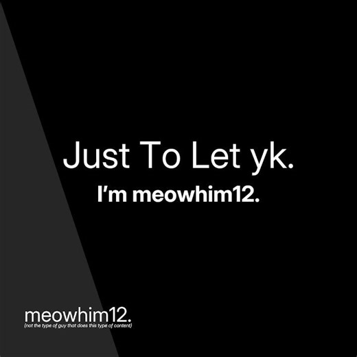 just to let you know...