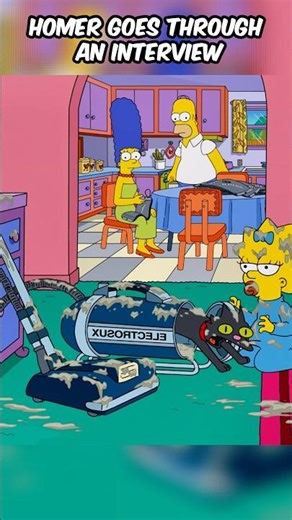 Homer goes through an interview #simpsons