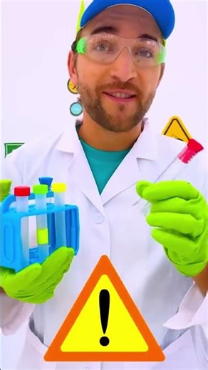 Kids are making a volcano Cool Science Experiment! #viral #youtubeshorts