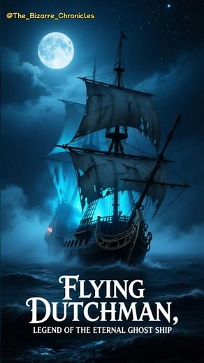 FLYING DUTCHMAN, LEGEND OF THE ETERNAL GHOST SHIP #shorts