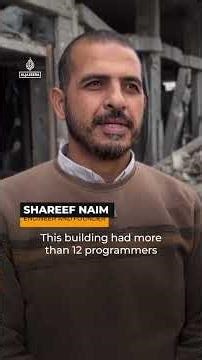 Gaza’s tech workers contend with little electricity, limited internet | AJ #shorts