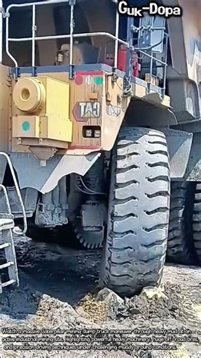 Unbelievable Power Of This Massive CAT Mining Truck #worker #process #cat #monstertruck #bigrig