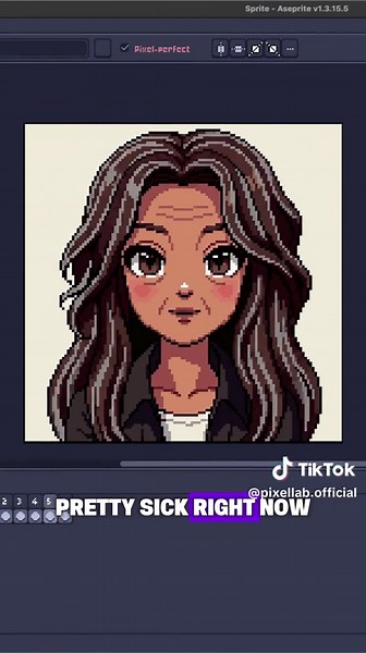 trying out the new animate with text tool in PixelLab! #godot #indiedev #gamedev #pixelart #aseprite