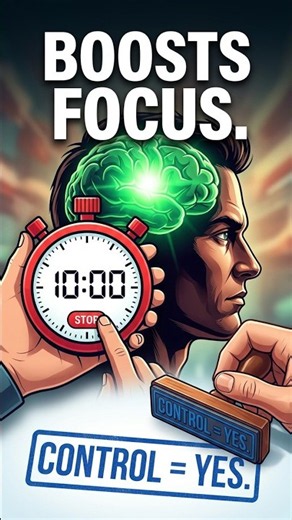 Why you should start with 10 minutes #psychology #procrastination #focus