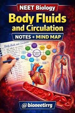 NEET Biology Body fluids And Circulation NCERT Line By Line MCQ