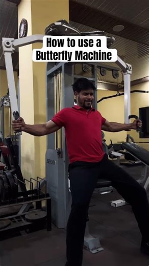 Using a butterfly machine correctly✅ | #youtubeshorts #chestworkout #chest #trending #fyp