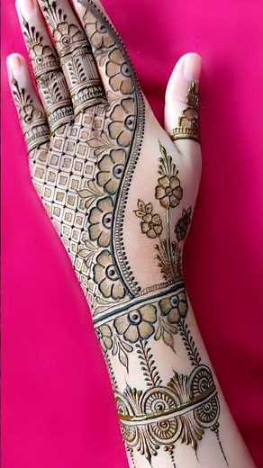 Bridal Full Hand Mehndi Design 🌸 | Easy Jaali & Floral Mehndi Step by Step | Latest Henna 2026