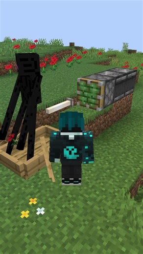 "Enderman ko confuse kaise kare? 😳 (Secret Trick) #shorts